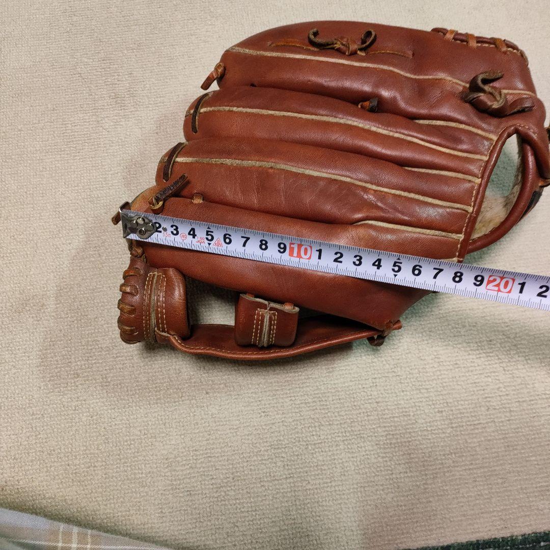 中古ZETT 軟式左利き用グローブ ブラウン