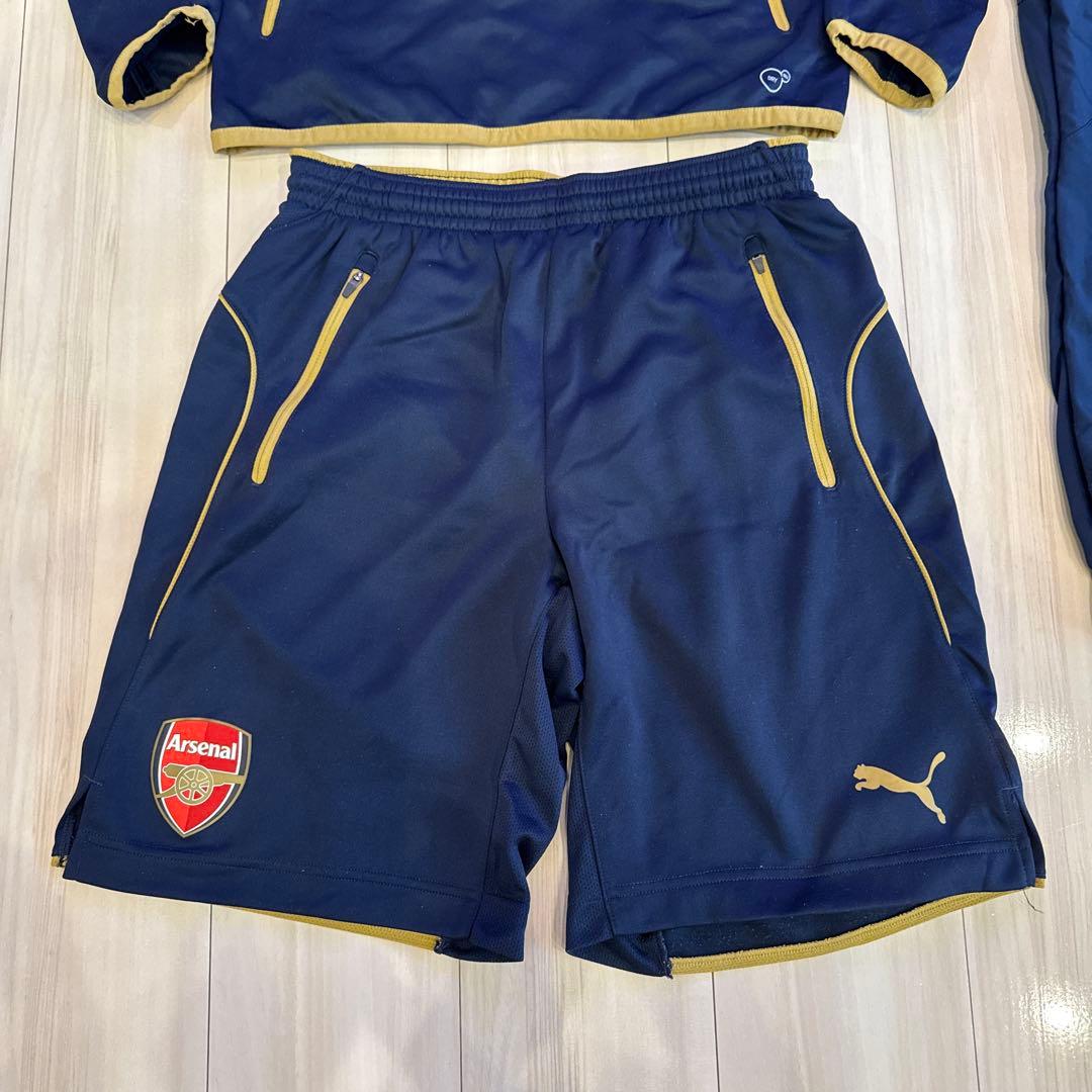 【M】Puma Arsenal ジャージセット ネイビー/ゴールド