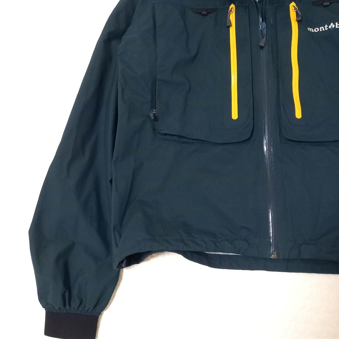 モンベル mont-bell ウェイディングレインジャケット グリーン XL