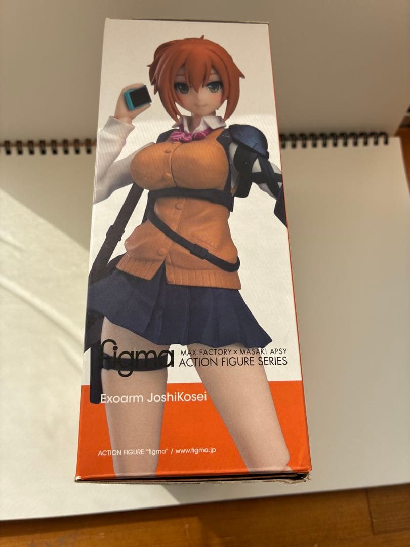 純正じゃないフェイスパーツ付き　figma エグゾアーム・ジョシコウセイ（武器無