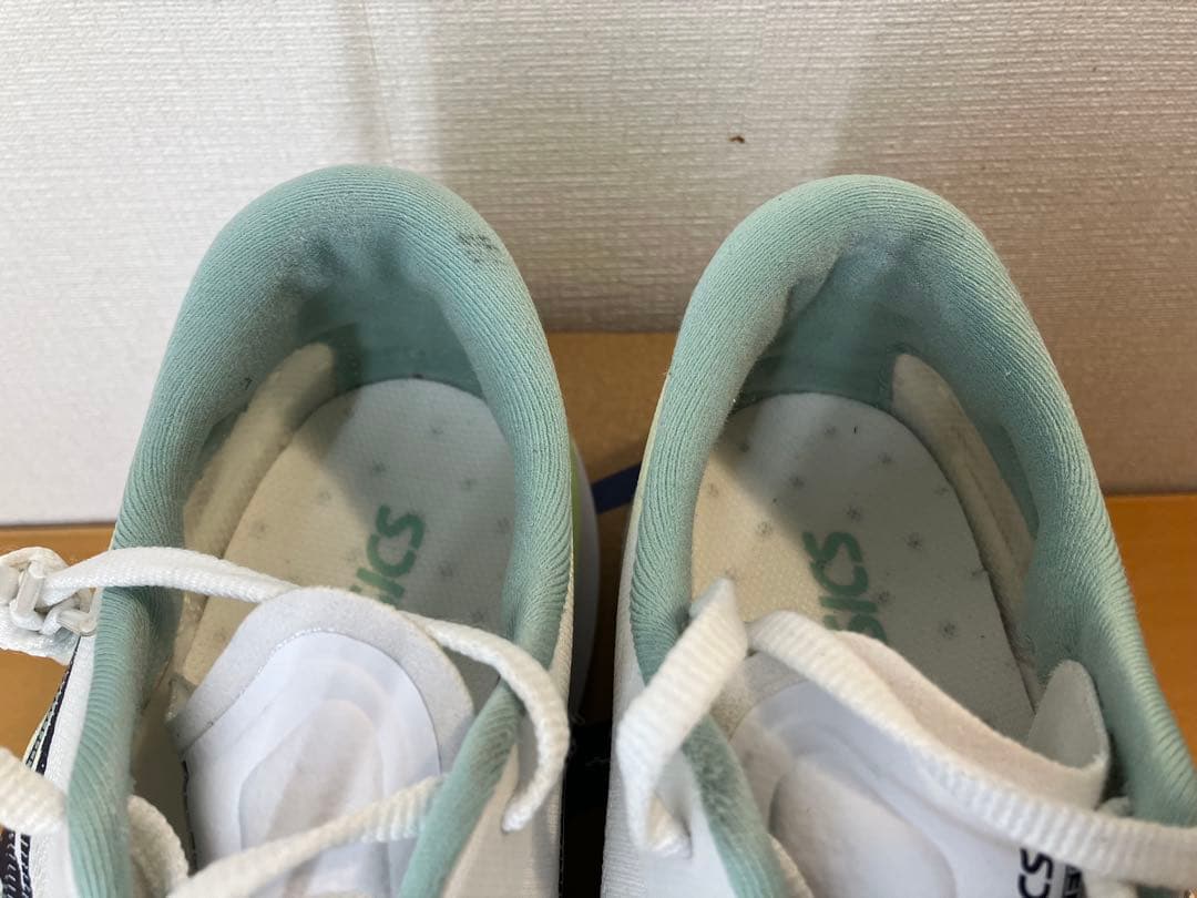 ASICS MAGIC SPEED 4 27.5cm ホワイト/グリーン