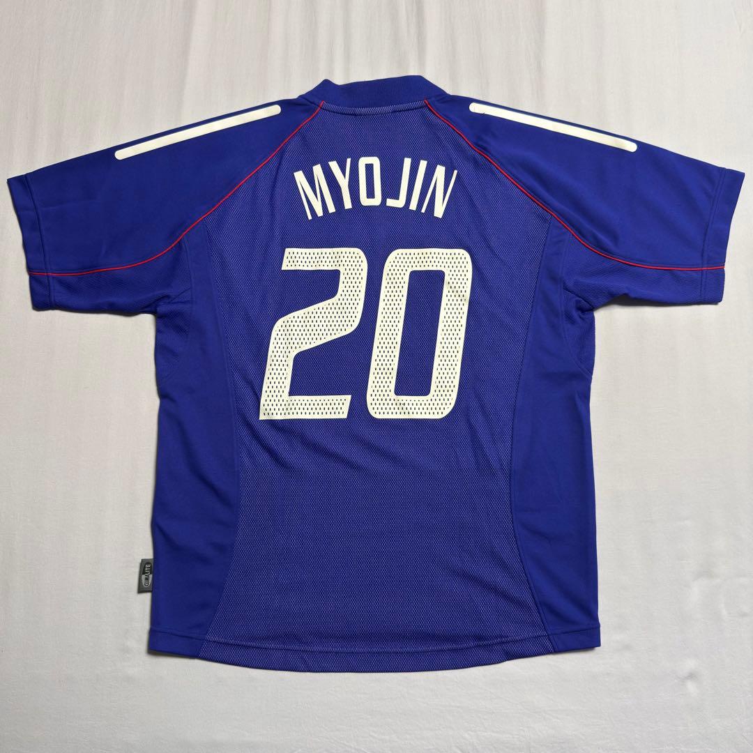 【2002年日韓W杯】　日本代表 ユニフォーム 20番 明神智和　アディダス