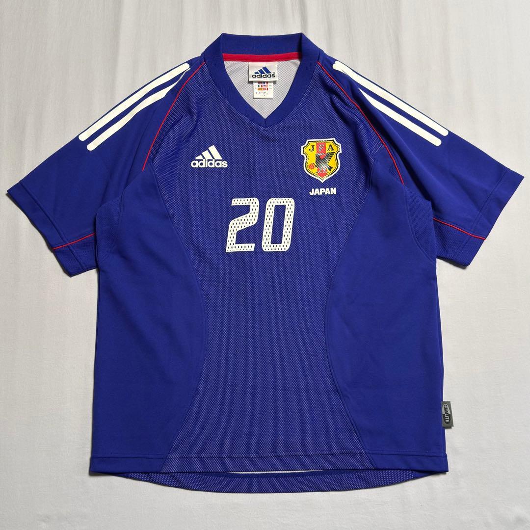 【2002年日韓W杯】　日本代表 ユニフォーム 20番 明神智和　アディダス