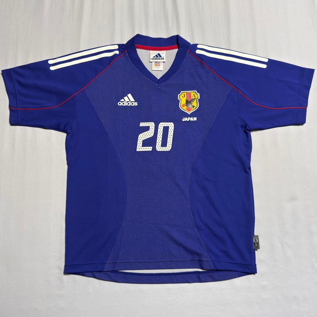 【2002年日韓W杯】　日本代表 ユニフォーム 20番 明神智和　アディダス