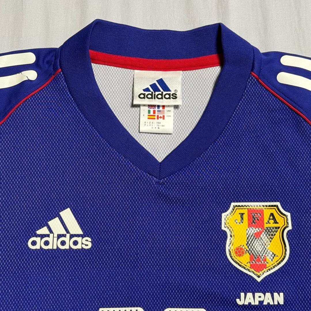 【2002年日韓W杯】　日本代表 ユニフォーム 20番 明神智和　アディダス