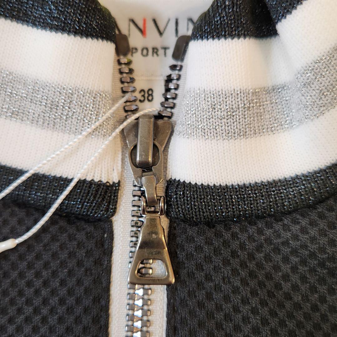 ✨タグ付未使用品✨LANVIN SPORT フルジップゴルフジャケット 黒 38