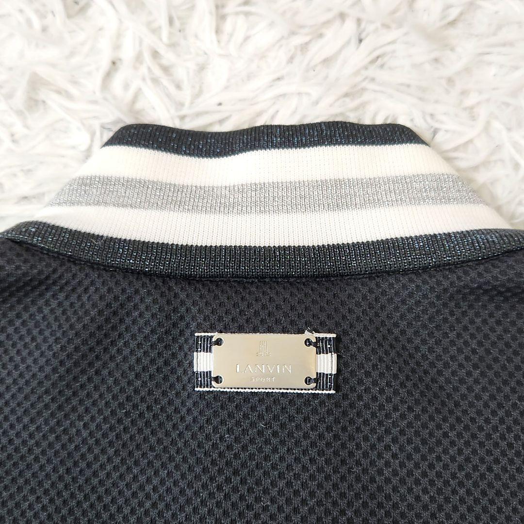 ✨タグ付未使用品✨LANVIN SPORT フルジップゴルフジャケット 黒 38