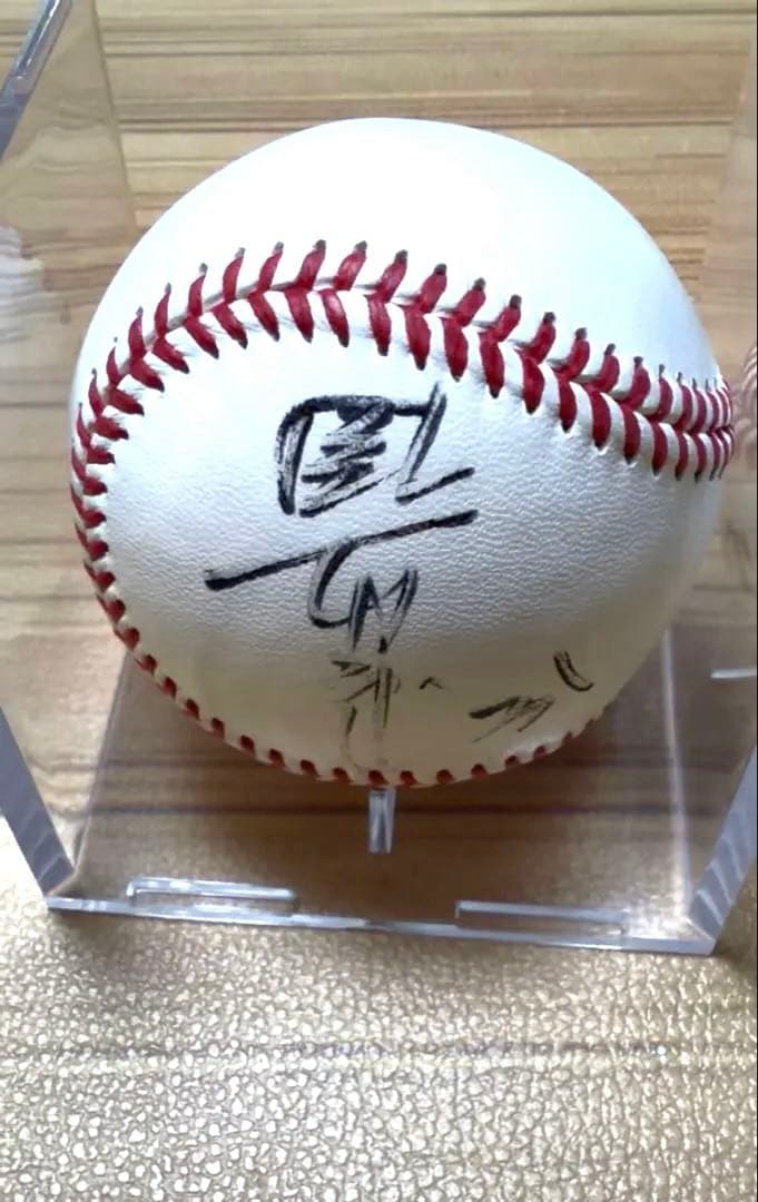 阪神タイガース掛布雅之×金本知憲 ダブル直筆サインボールロイヤルスイートケース付