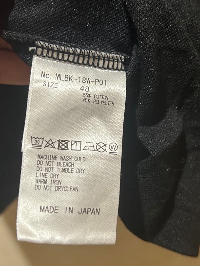 【美品】MARK & LONA ブラックポロシャツ 半袖
