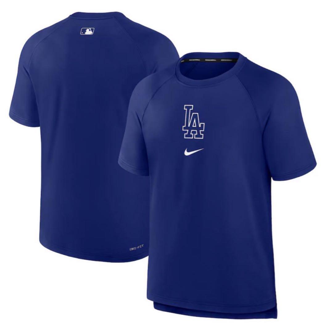 【入手困難】サイズLドジャース 選手着用 オーセンティック ラグラン Tシャツ
