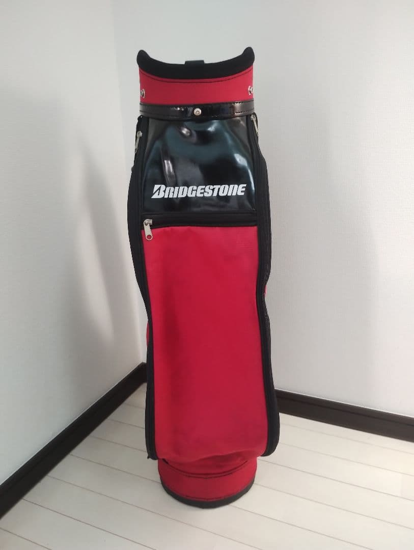 BRIDGESTONE GOLF　キャディバッグ　レッド/ブラック