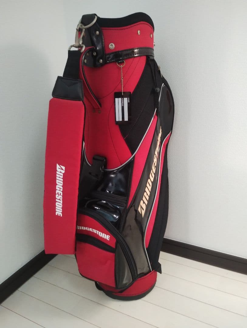 BRIDGESTONE GOLF　キャディバッグ　レッド/ブラック