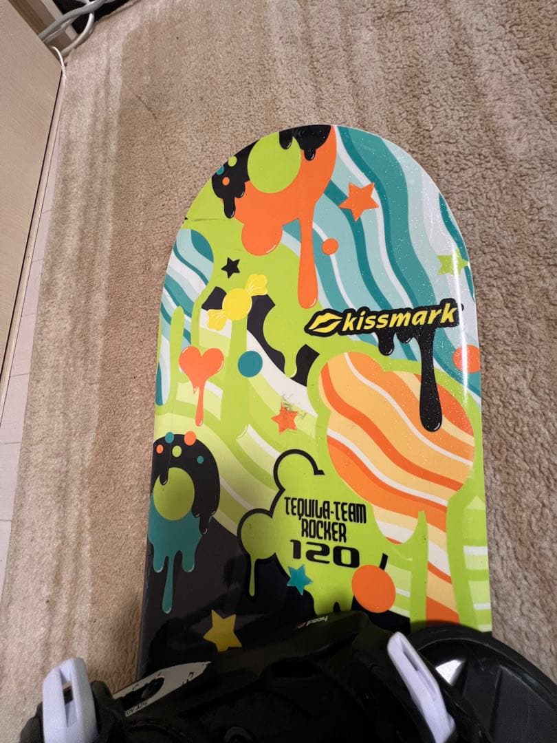 キッズ 子供 kissmark スノーボード120 cm 3点 セット