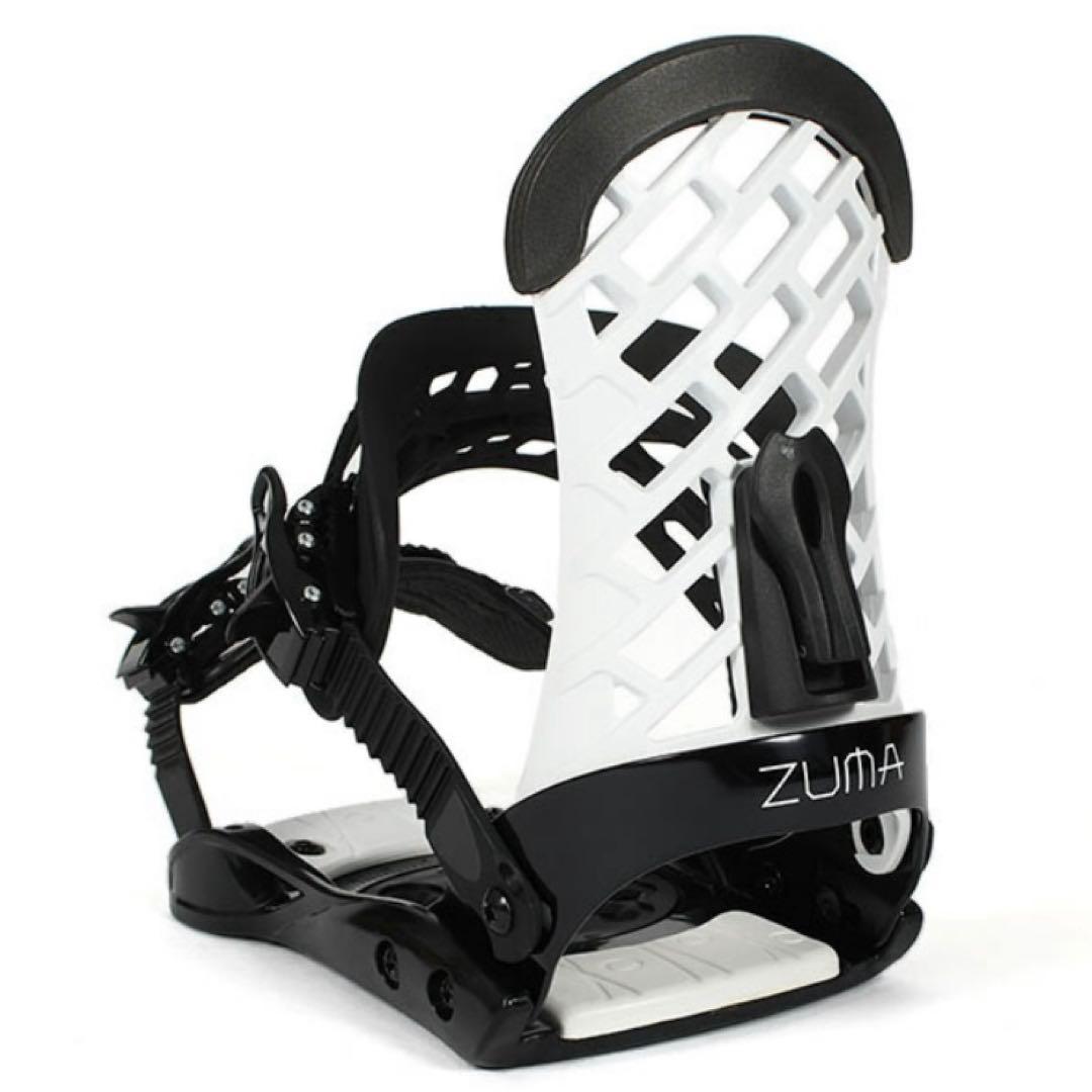 ZUMA スノーボードビンディング BK/WHT MLサイズ