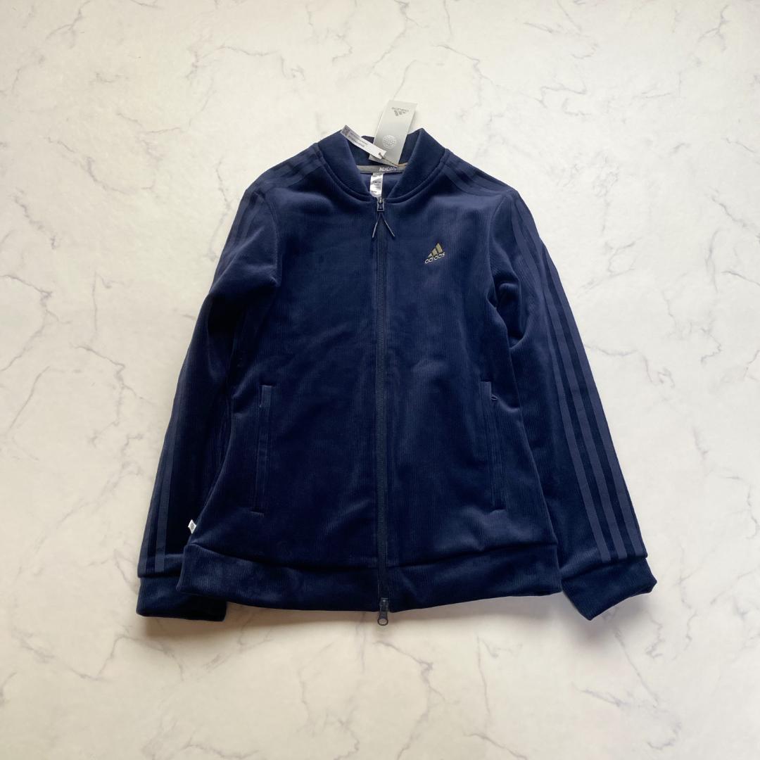 タグ付✨アディダス ゴルフ S セットアップ ジャージ コーデュロイ ネイビー