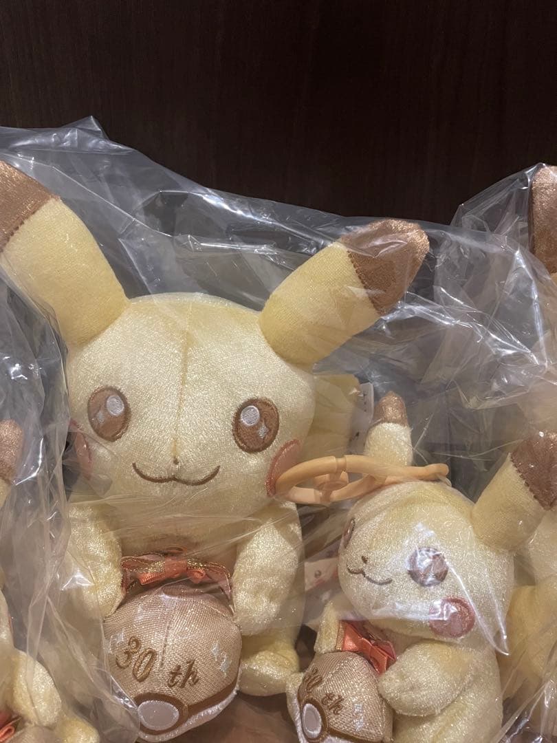 ポケモン 30周年 ぬいぐるみ マスコット ピカチュウ セット ピカピカ7セット