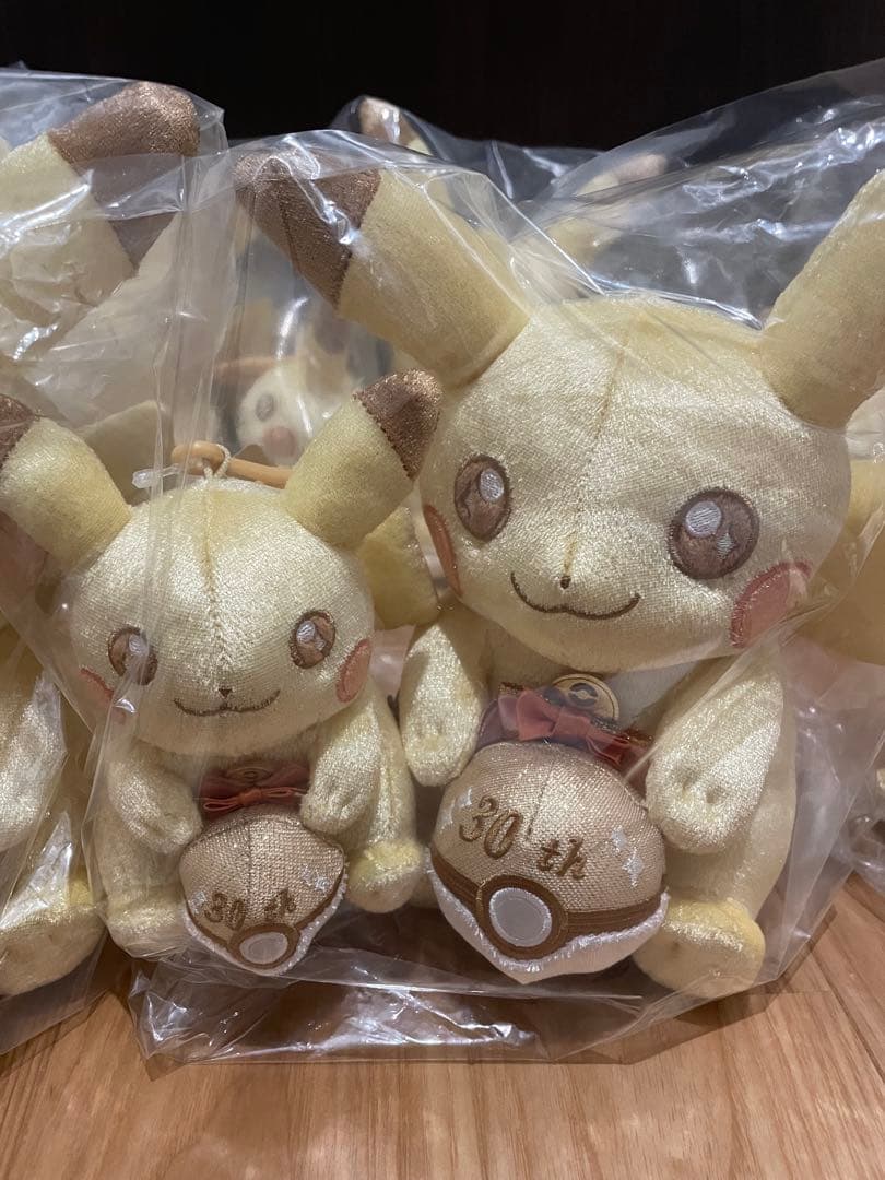 ポケモン 30周年 ぬいぐるみ マスコット ピカチュウ セット ピカピカ7セット