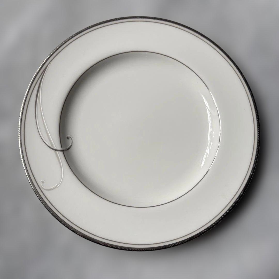 Noritake プラチナウェイブ スクエアプレート　平皿3枚セット