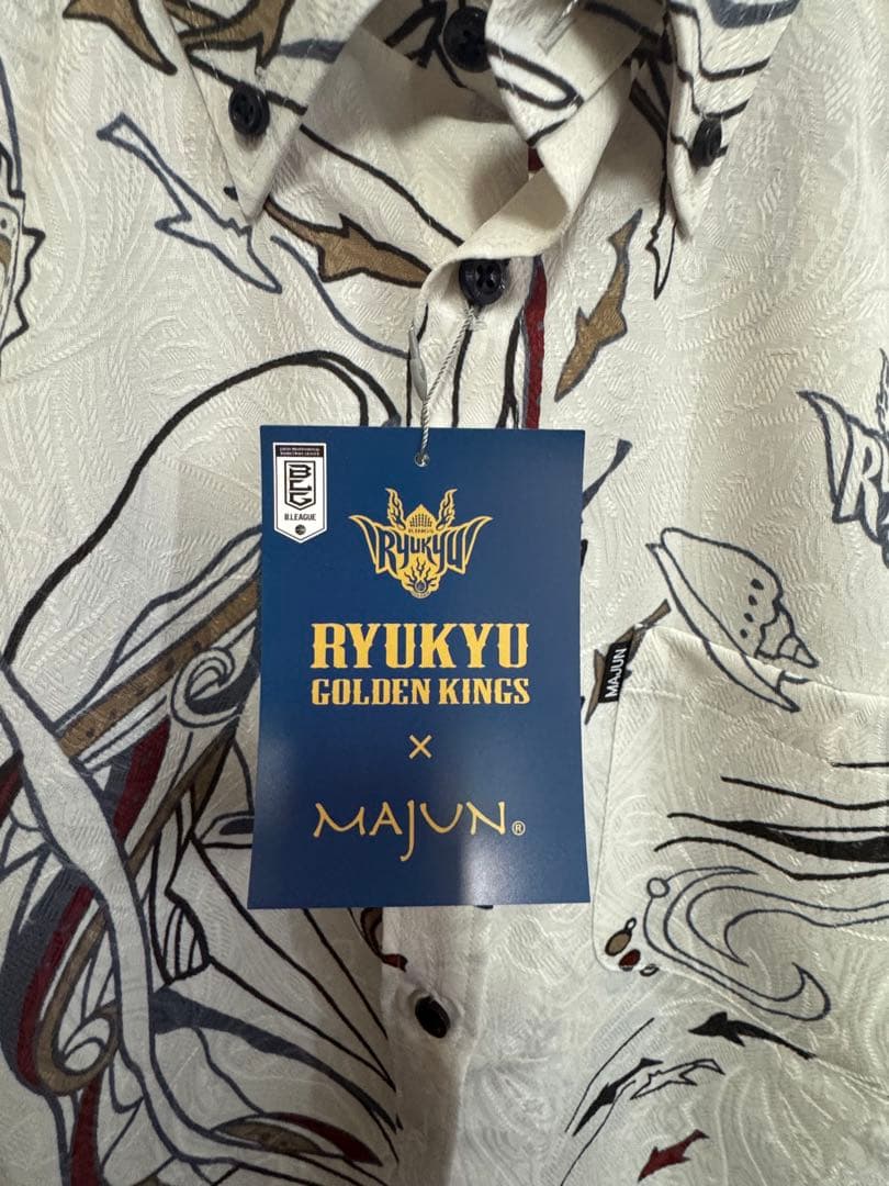RYUKYU GOLDEN KINGS × MAJUN シャツ S