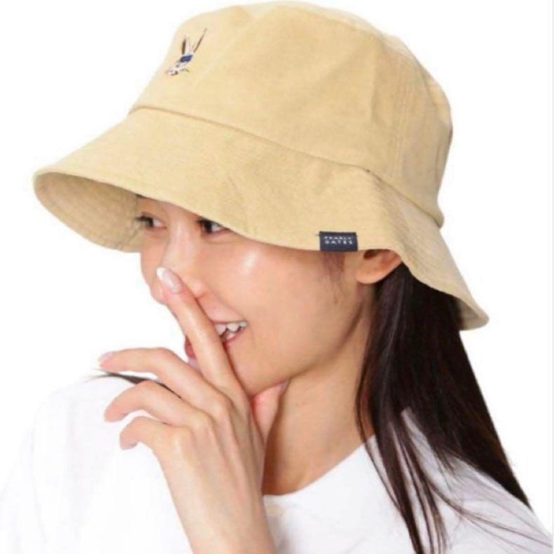 【美品】PEARLY GATES トラッドラビット ハット ベージュ