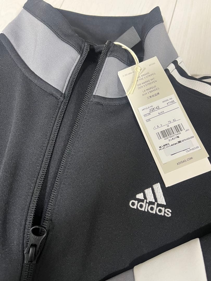 adidasルーズフィットダブルニット　ジャージ　上下　M