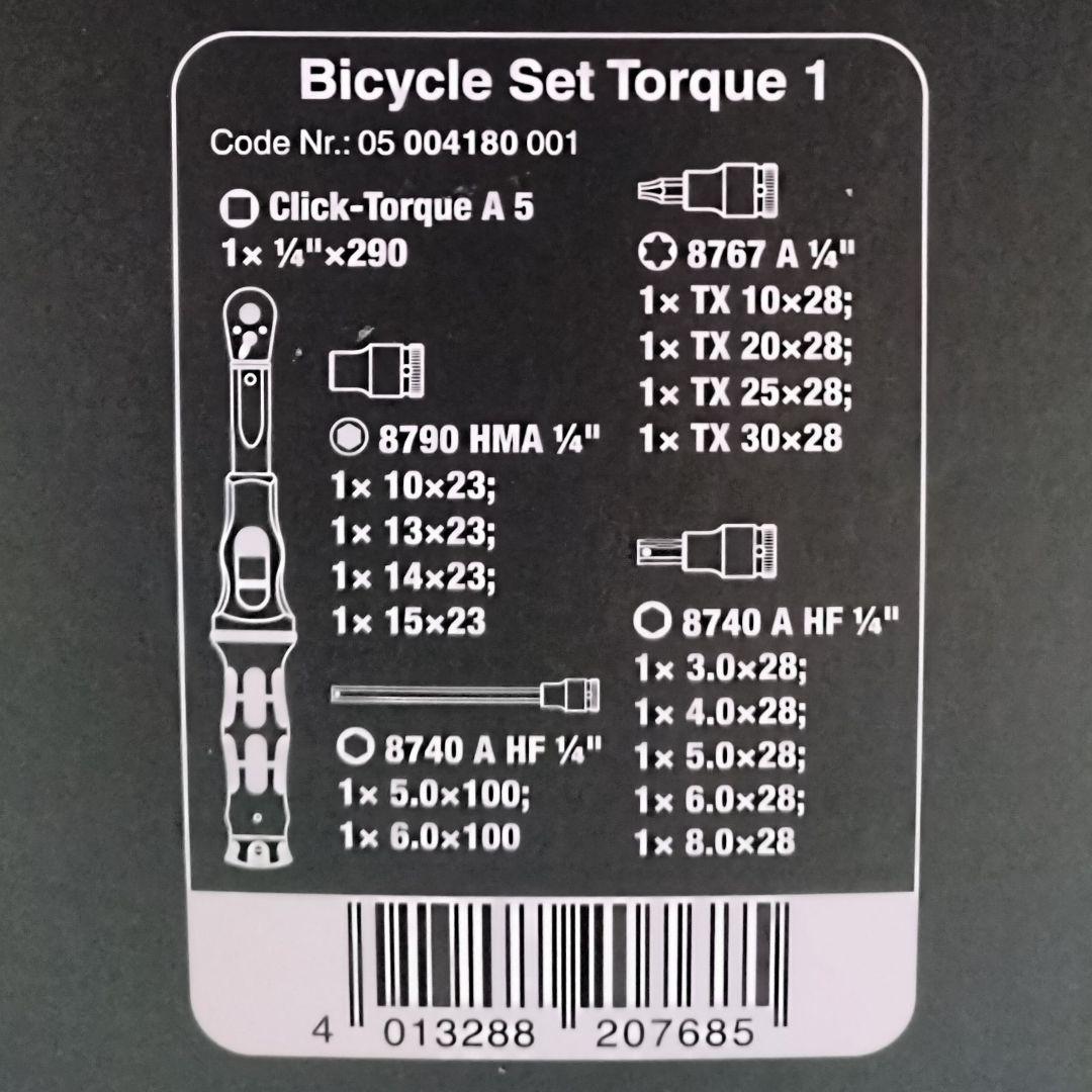 ヴェラ Wera トルクレンチ 2.5~25 Nm ビットソケットセット
