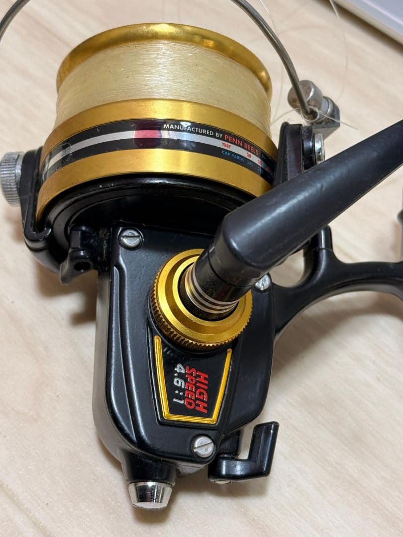 HIGH SPEED PENN 850SS スピニングリール 黒と金