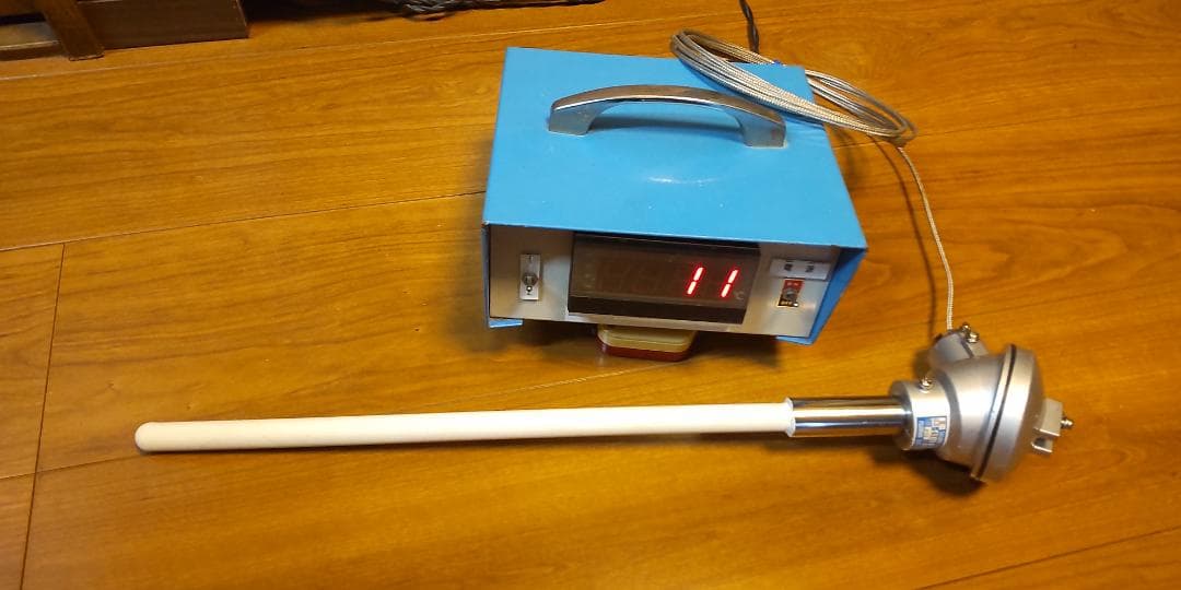 【未使用品Ｒ熱電対】保護管Φ15×350mm，芯線Φ0.5mm