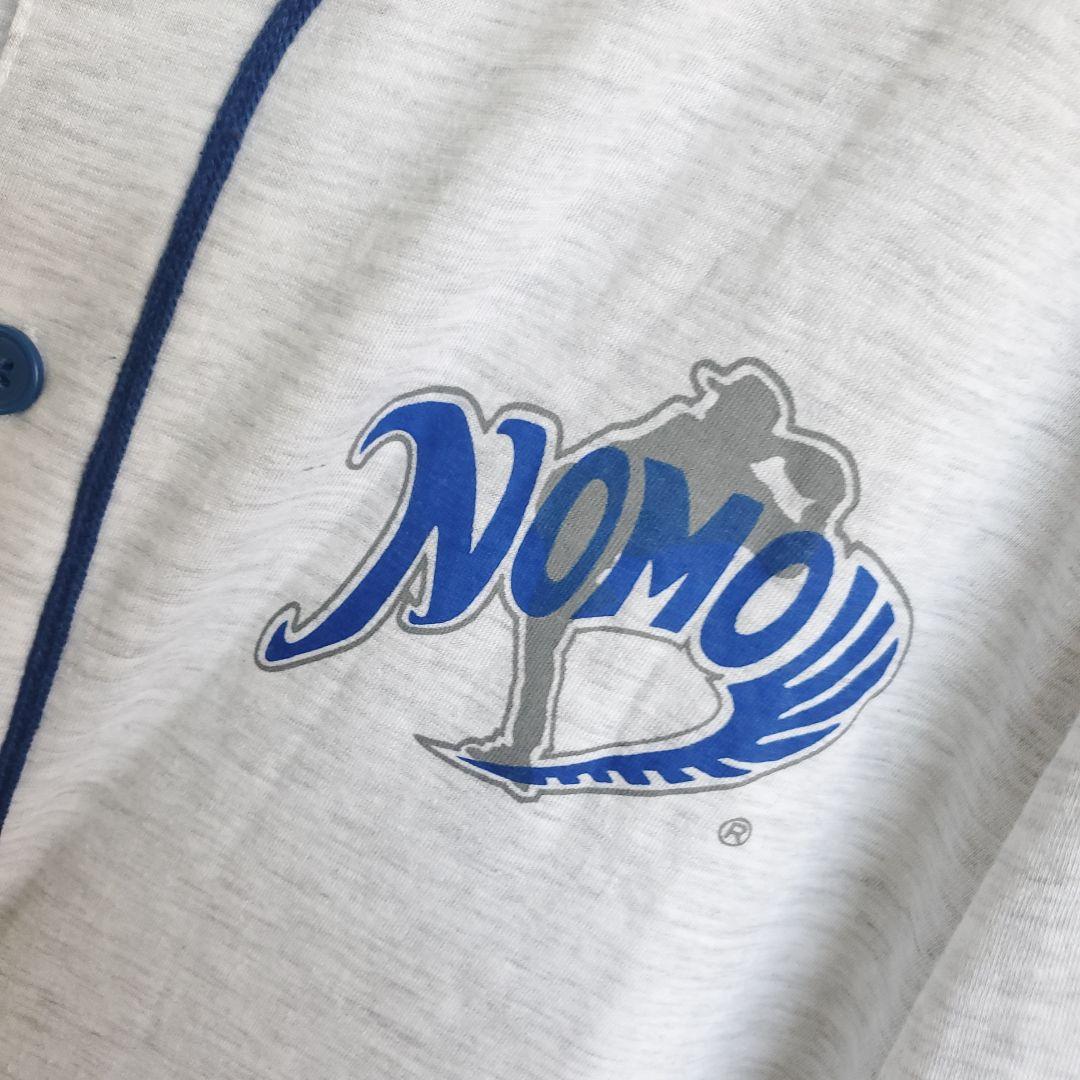 90s NOMO × TOYOTA ベースボールシャツ 野球 企業 野茂英雄