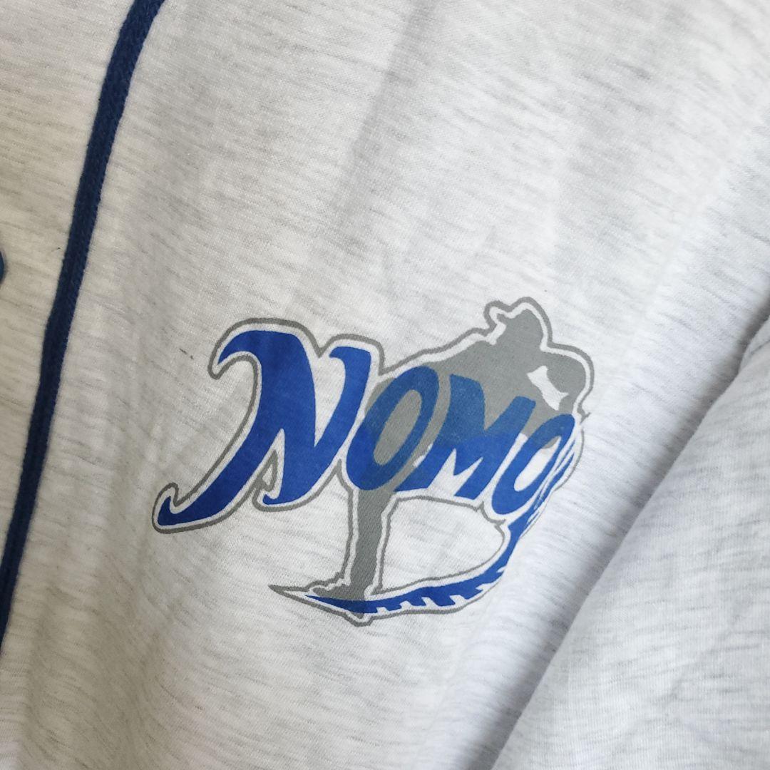 90s NOMO × TOYOTA ベースボールシャツ 野球 企業 野茂英雄