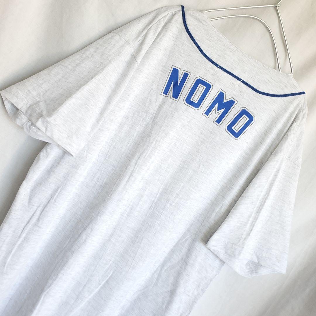 90s NOMO × TOYOTA ベースボールシャツ 野球 企業 野茂英雄