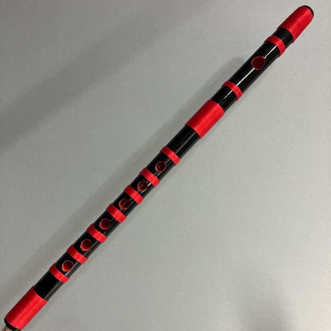 【神楽笛（古典調篠笛、囃子笛）】MRK- 92　石見地方　和楽器　竹笛 　総巻