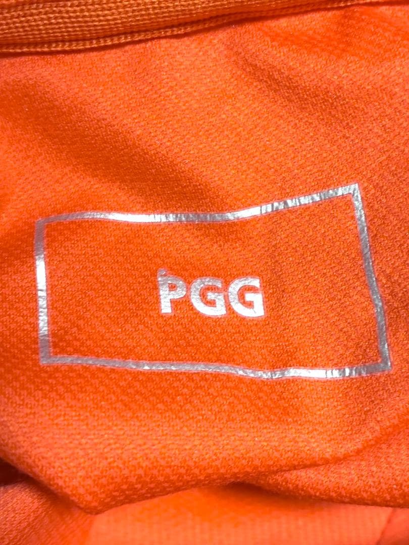 【早い者勝ち】PGG ピージージー メンズ 半袖 ポロシャツ サイズ4 オレンジ