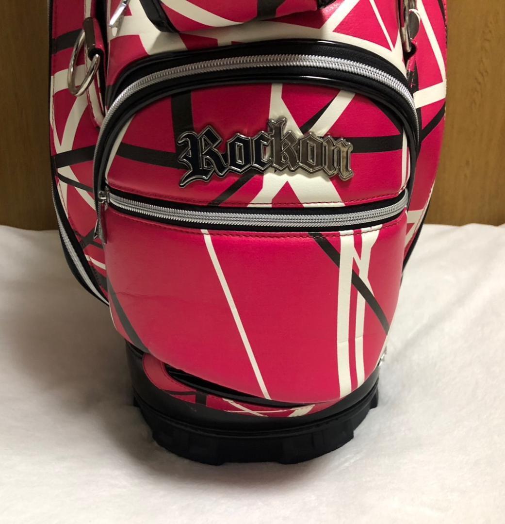 良品 Rockon ロックオン ゴルフバッグ キャディバッグ ヴァンヘイレン