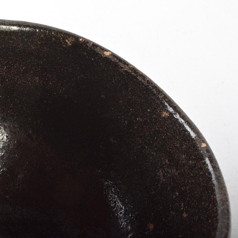 茶道具　十一代楽吉左衛門　慶入造　黒楽茶碗　時代箱　M　R6402