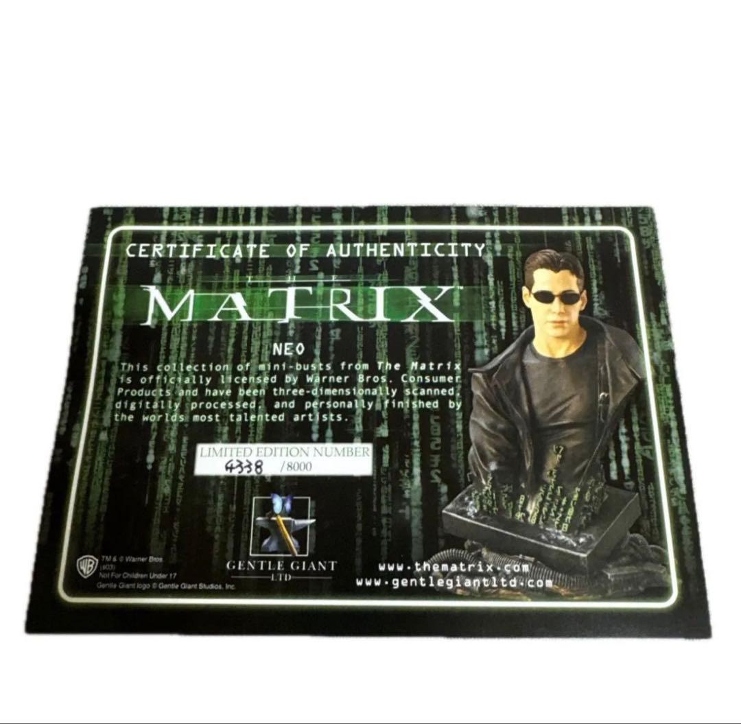 ◆美品◆マトリックス ネオ コレクタブル ミニバスト GENTLE GIANT