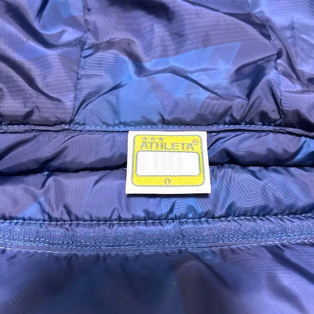 【ATHLETA アスレタ】中綿ウォームジャケットセットアップ（O）ダウン　青