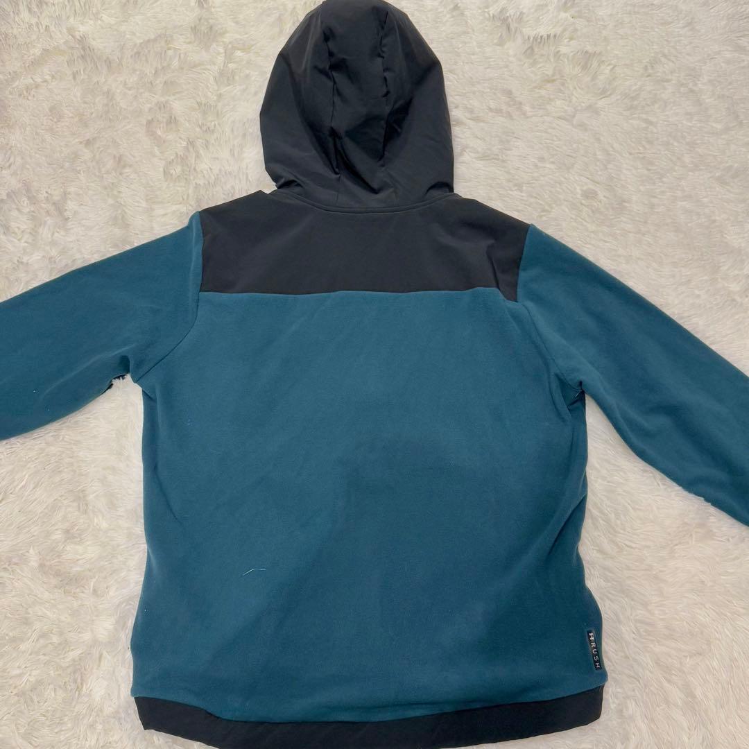 アンダーアーマー 上下ジャージ フード付 セットアップ フリース 青 2XL