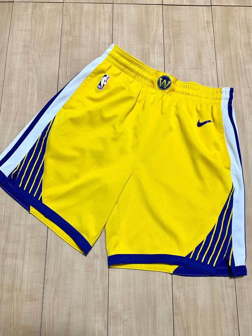 最終価格 美品 NBA NIKE ウォリアーズ バスパン