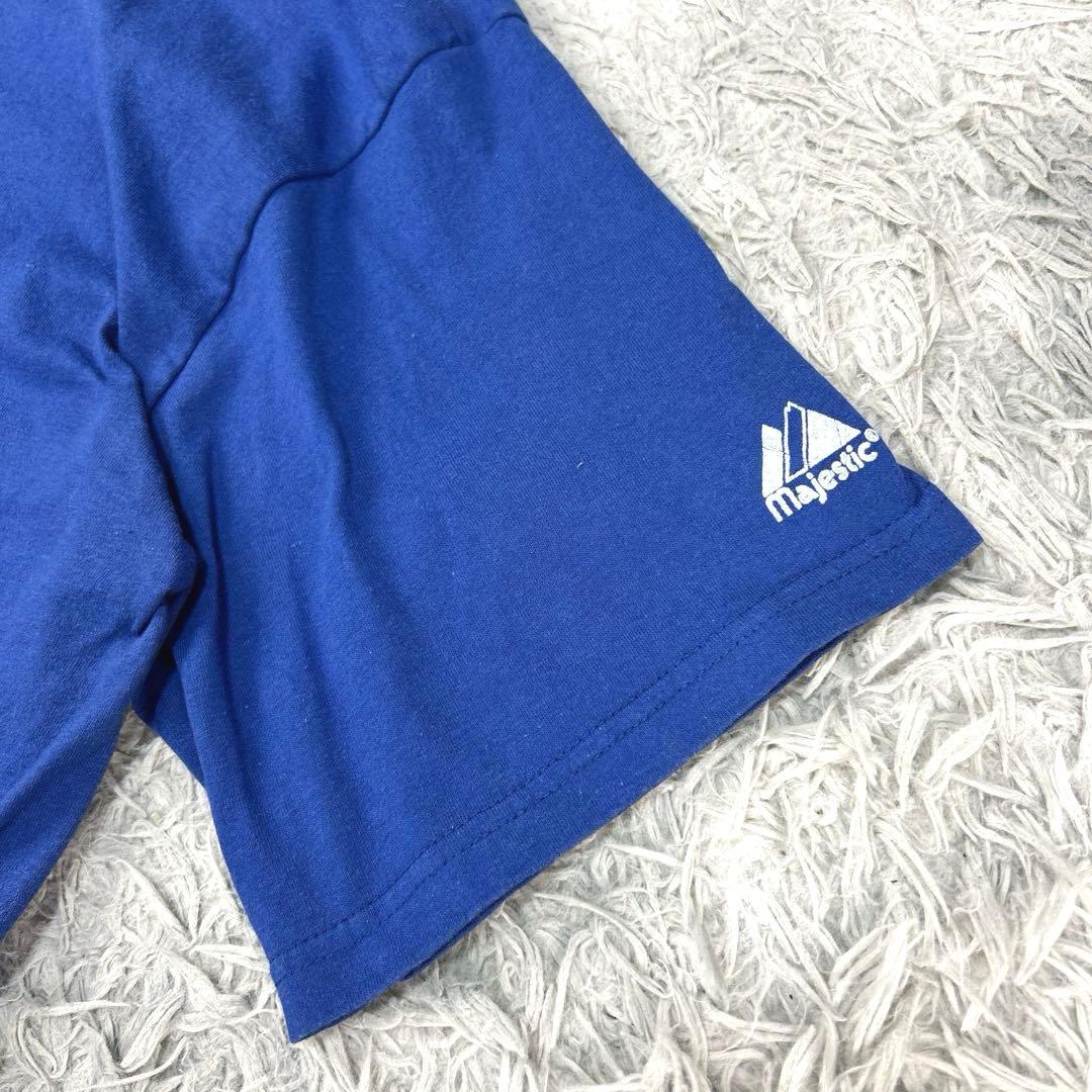 Majestic 推定2000年代 RANGERS コーチTシャツ XL 青