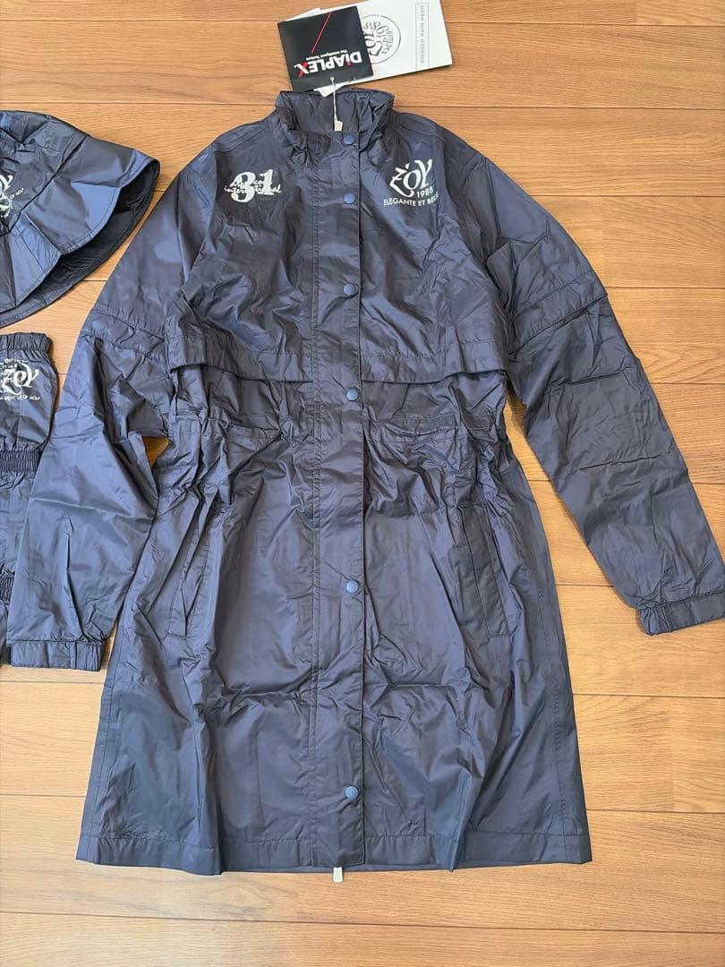 新品　ZOY WONDER RAIN WEAR ゴルフレインウェア　36