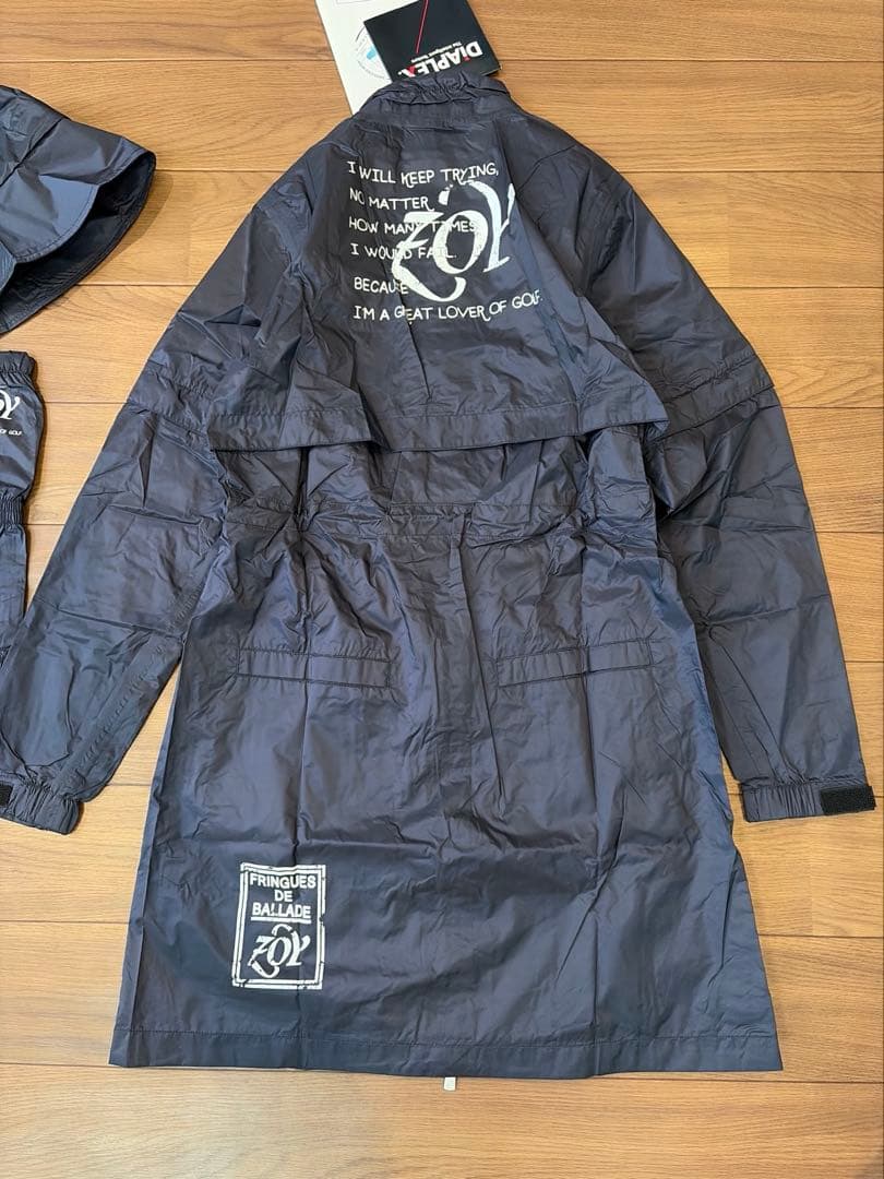 新品　ZOY WONDER RAIN WEAR ゴルフレインウェア　36