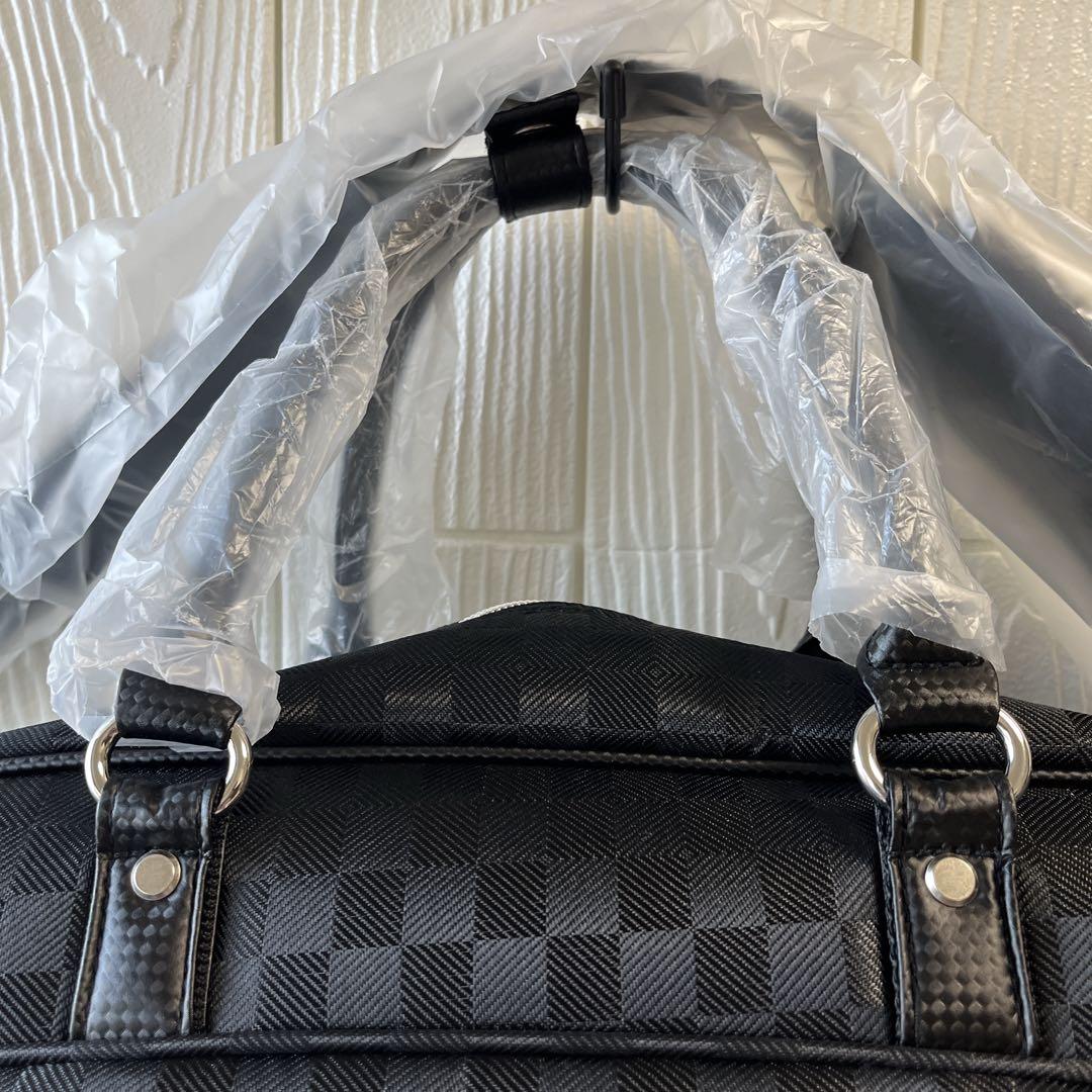 XXIO セグシオ　スポーツバッグ ブラック チェック柄　新品