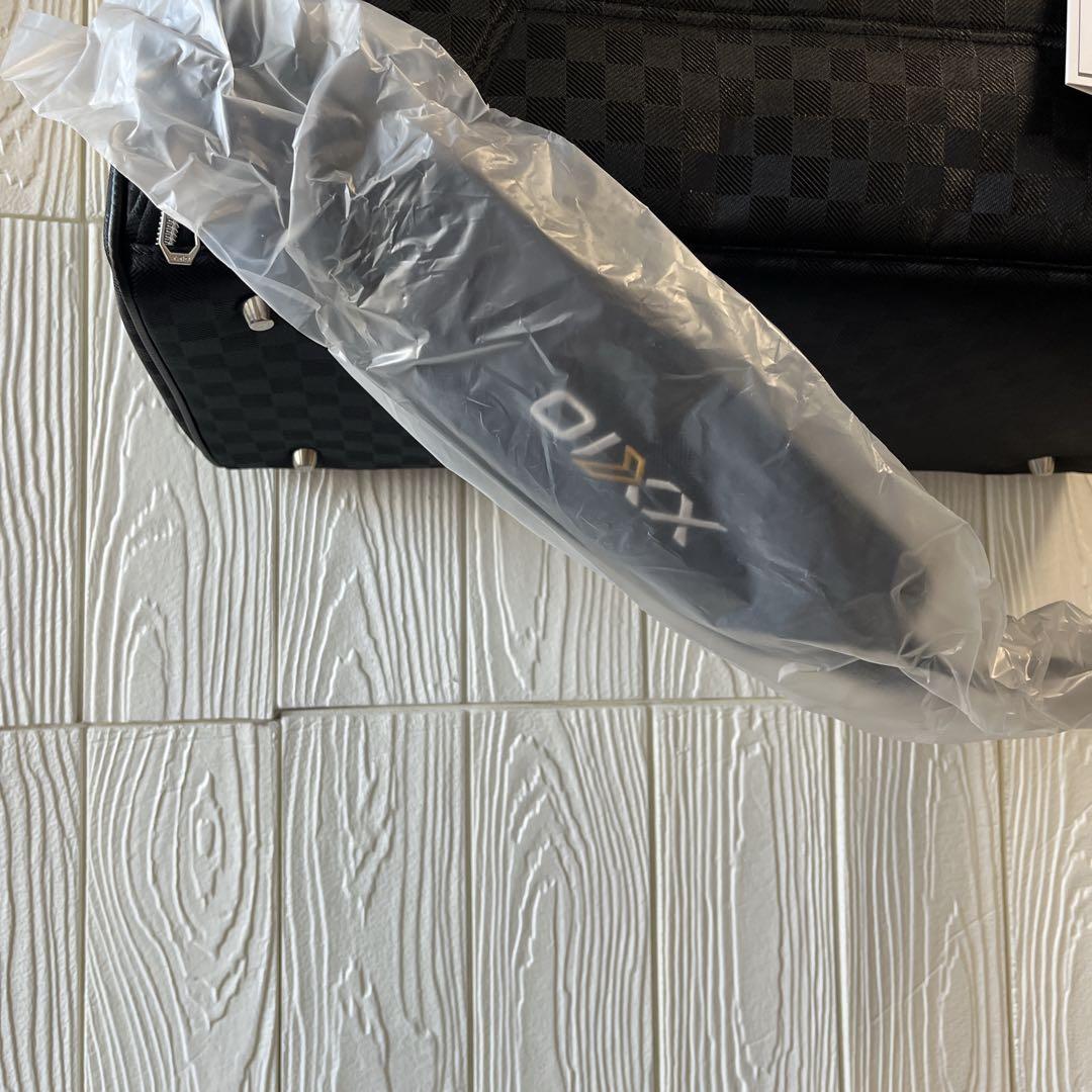 XXIO セグシオ　スポーツバッグ ブラック チェック柄　新品