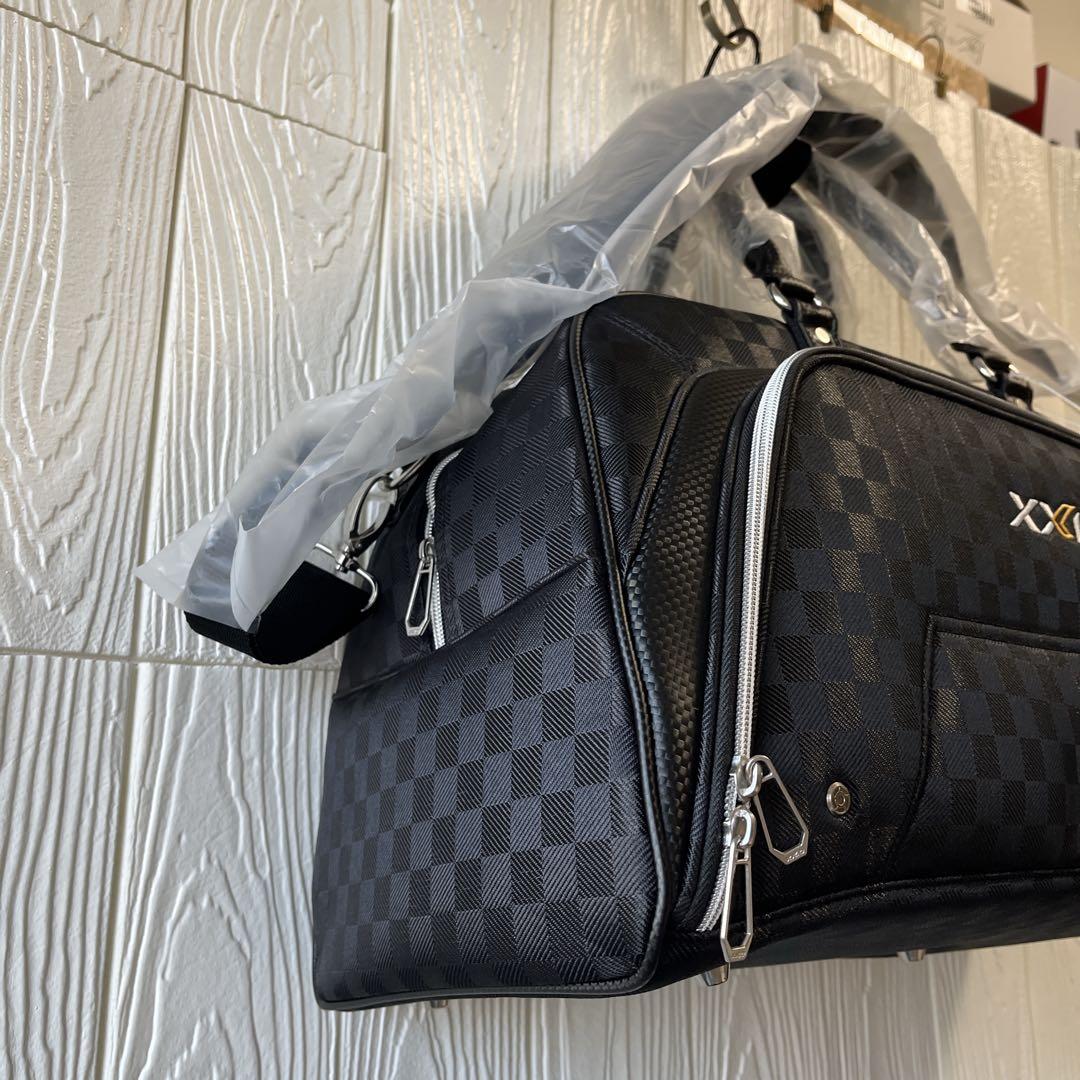 XXIO セグシオ　スポーツバッグ ブラック チェック柄　新品