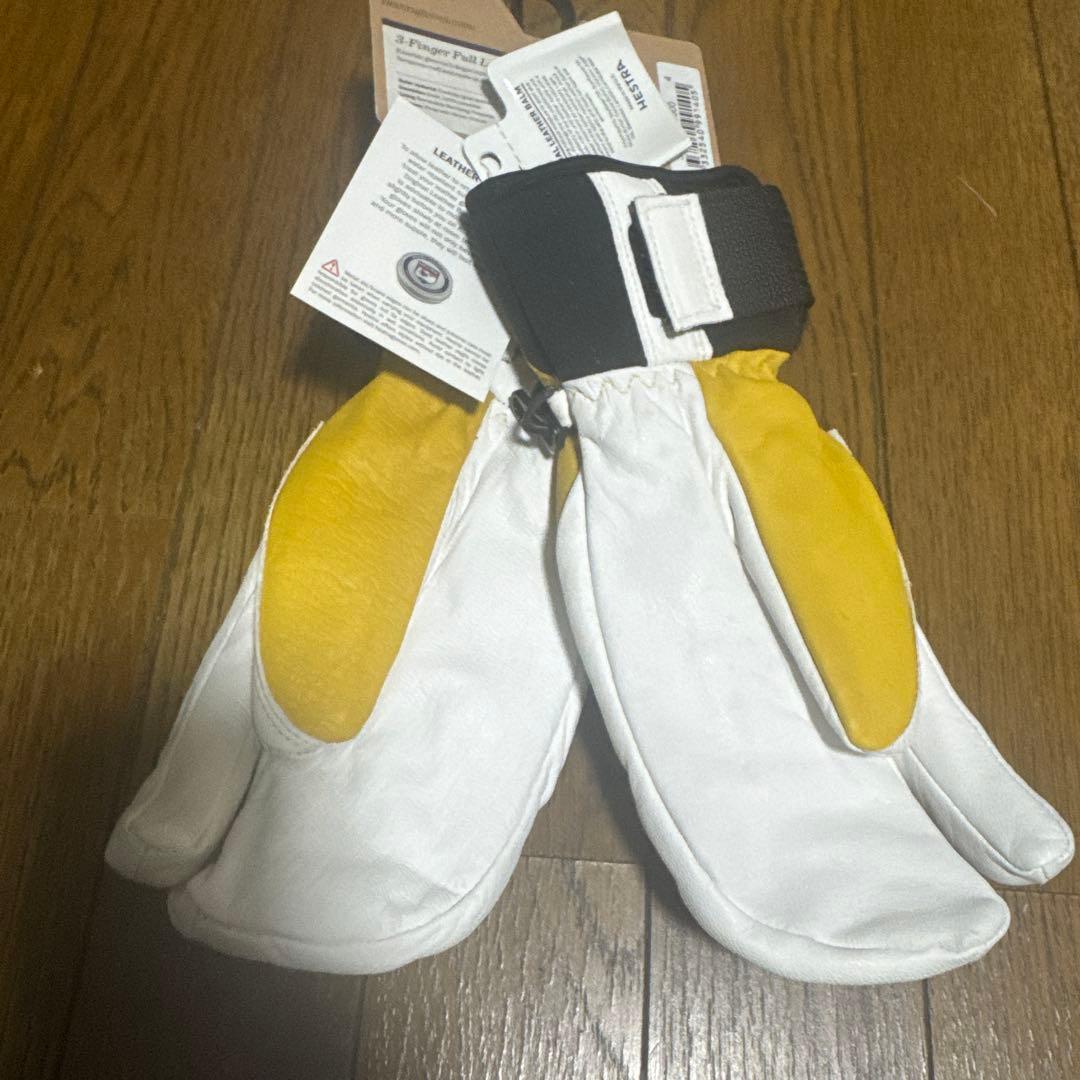 スキー・スノーボードアクセサリー Hestra 3-Finger Full Leather Short 4