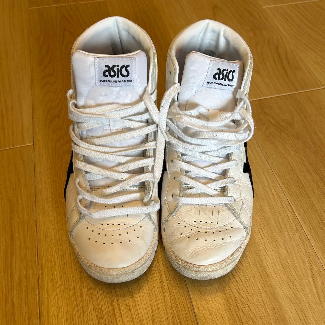 asics ハイカット バスケットシューズ ホワイト/ブラック