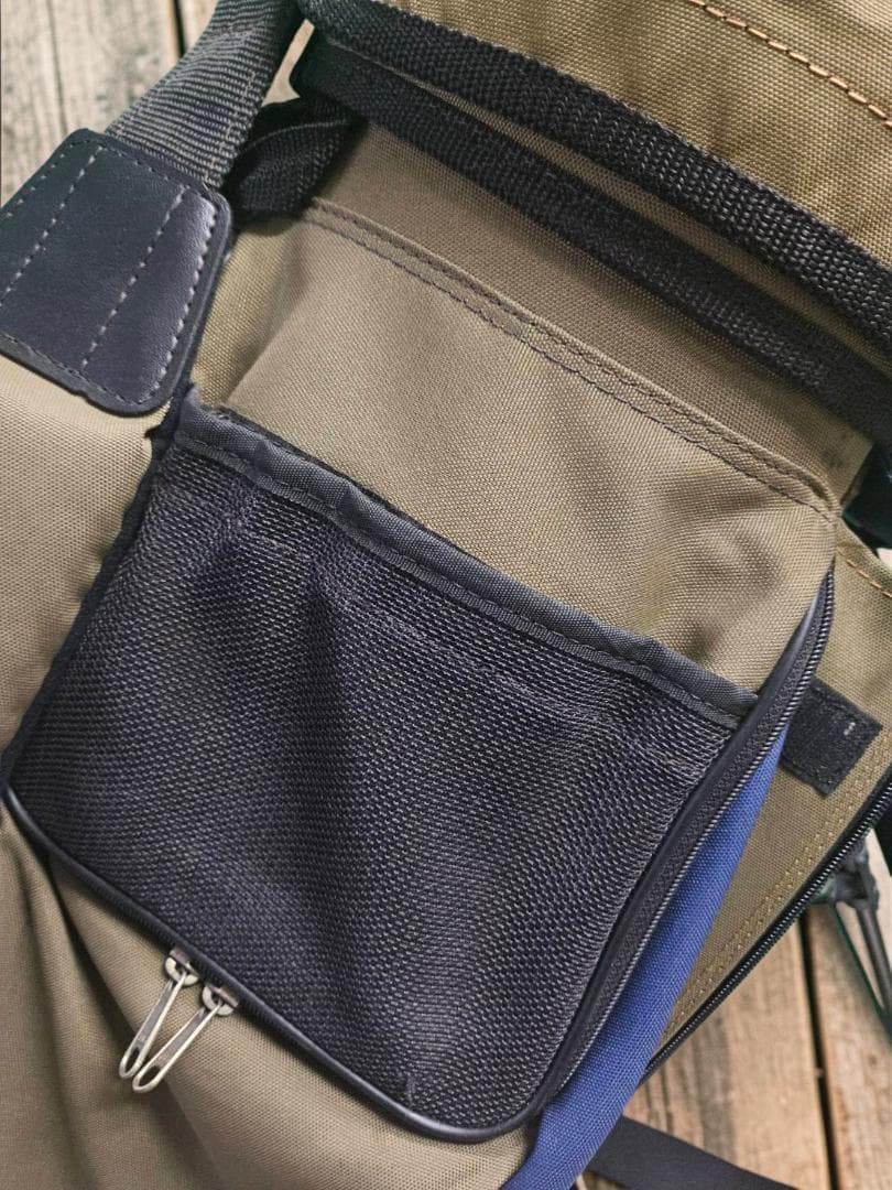 送料無料/美品Ken Collection スタンド式キャディ オリーブグリーン
