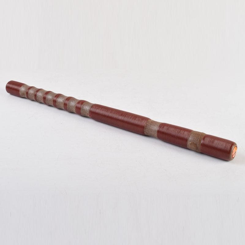 和楽器　木管楽器　樹脂製朱塗　龍笛　横笛　竹笛　袋付　V　9053