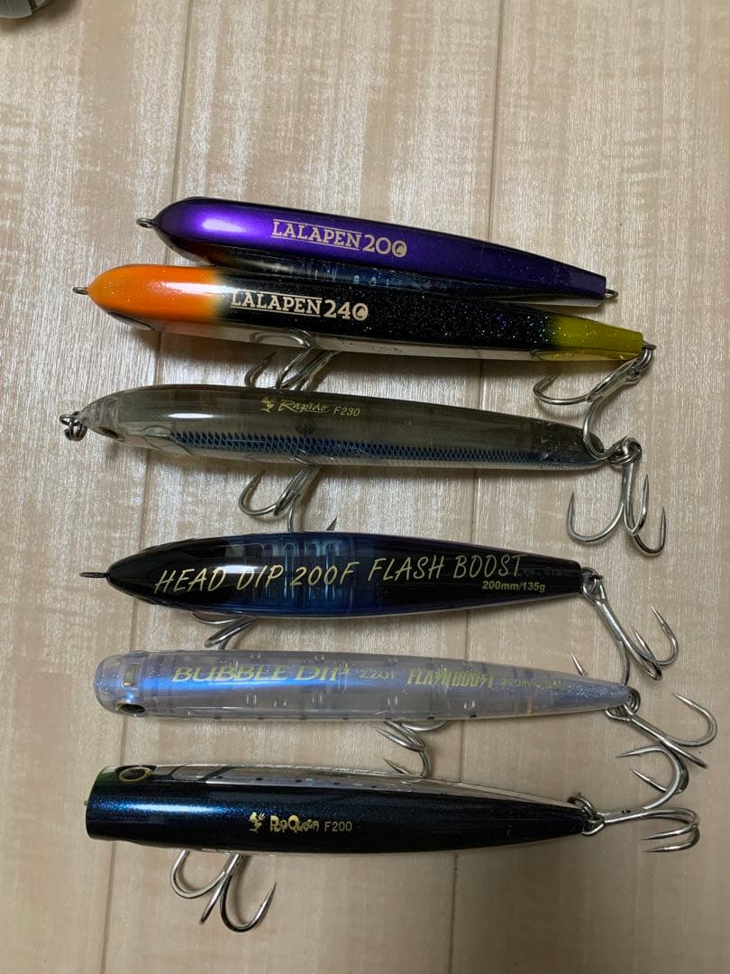 ジャンプライズ　ララペン240 など。計6本セット。